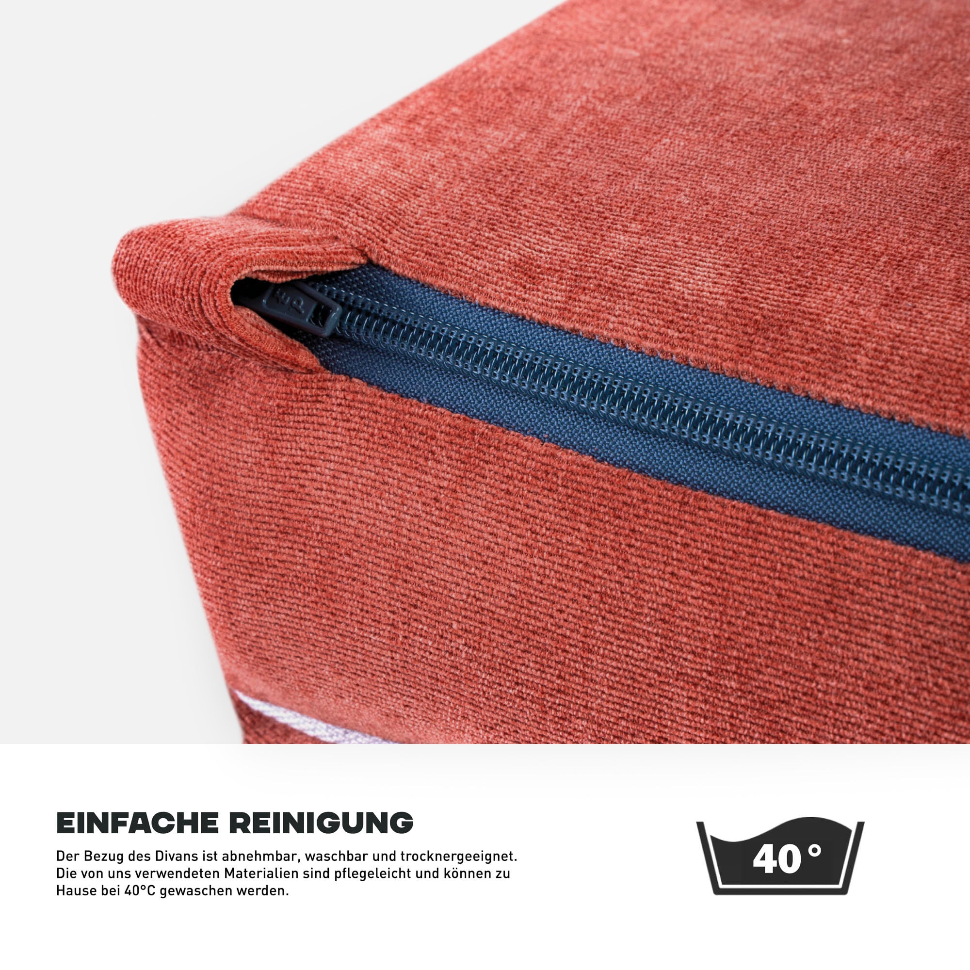 Hundebett Divan - Terracotta
